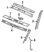 94456453102 - : Frame Trim for Porsche: 968 Image