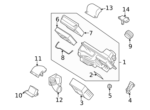 Air Intake for 2007 Volvo V50 #0