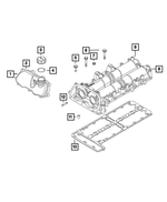 68099627AA - 3.0L Turbo Diesel; Engine: Camshaft Cover for Mopar Image
