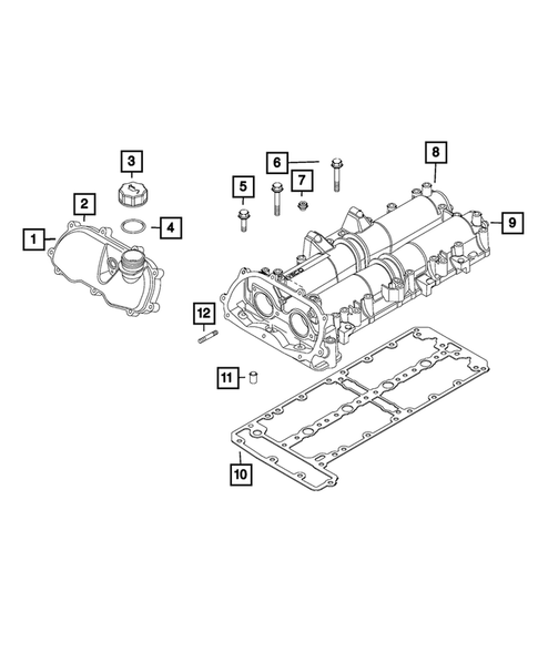 Cylinder Head for 2015 Ram ProMaster 2500 #1