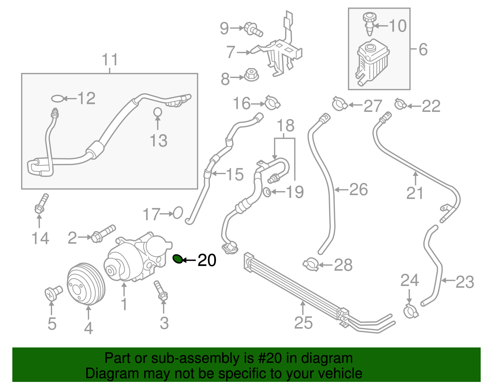 Power Steering Hose O-Ring - Porsche (WHT-005-161)