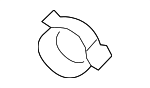 95534756900 - Steering: Return Hose Clamp for Porsche Image