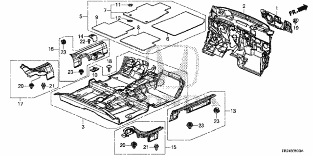 Floor Mat for 2012 Honda Civic #0