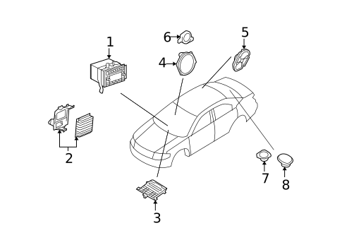 Radio for 2006 Lincoln Zephyr #0