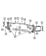 68222830AA - Cooling: Radiator Closure Panel Crossmember, Upper for Ram: 2500, 3500 Image