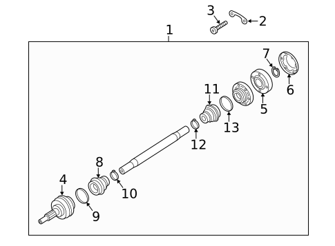 Drive Axles for 2015 Porsche Boxster #0