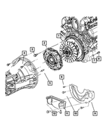 55197368AA - : Pressure Plate And Disc Clutch Kit for Mopar Image
