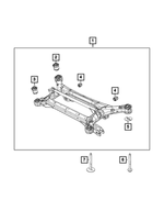 68254132AA - Rear Suspension: Washer for Mopar Image