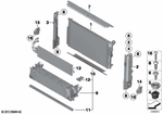 17118672104 - Radiator: Radiator for BMW: 228i, 228iX, 320i, 320iX, 328i, 328iX, 335i, 335iX, 428i, 428iX, 435i, 435iX, M235i, M235iX Image image
