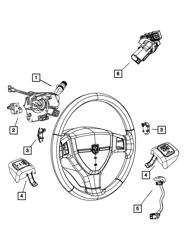 56045702AB - Electrical: Adjustable Pedals Switch for Mopar Image image