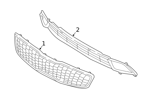 Grille & Components for 2017 Kia Forte #0