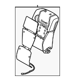 715060C020 - Body: Seat Back Assembly for Toyota: Sequoia, Tundra Image