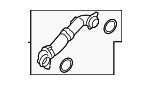 11537952843 - Cooling System: Coolant Hose for BMW Image