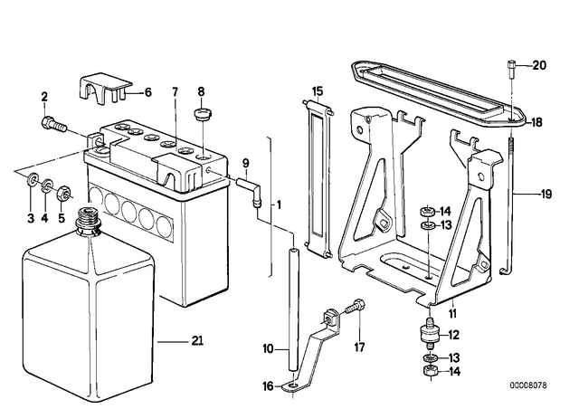 62131356825 - : Nut for BMW-Motorrad Image
