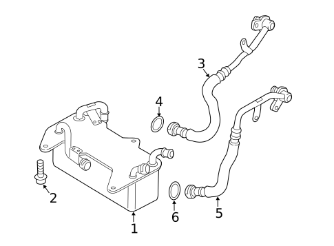 Trans Oil Cooler for 2014 Audi A6 Quattro #0