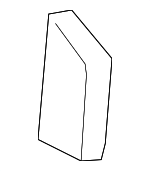 84133THRA01ZB - Body: Pillar Trim Front Cap for Honda: Odyssey Image