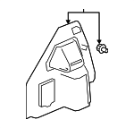 84673THRA01ZA - Body: Storage Compartment for Honda: Odyssey Image