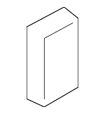 84614THRA01ZA - Body: Side Trim Panel Cap for Honda: Odyssey Image