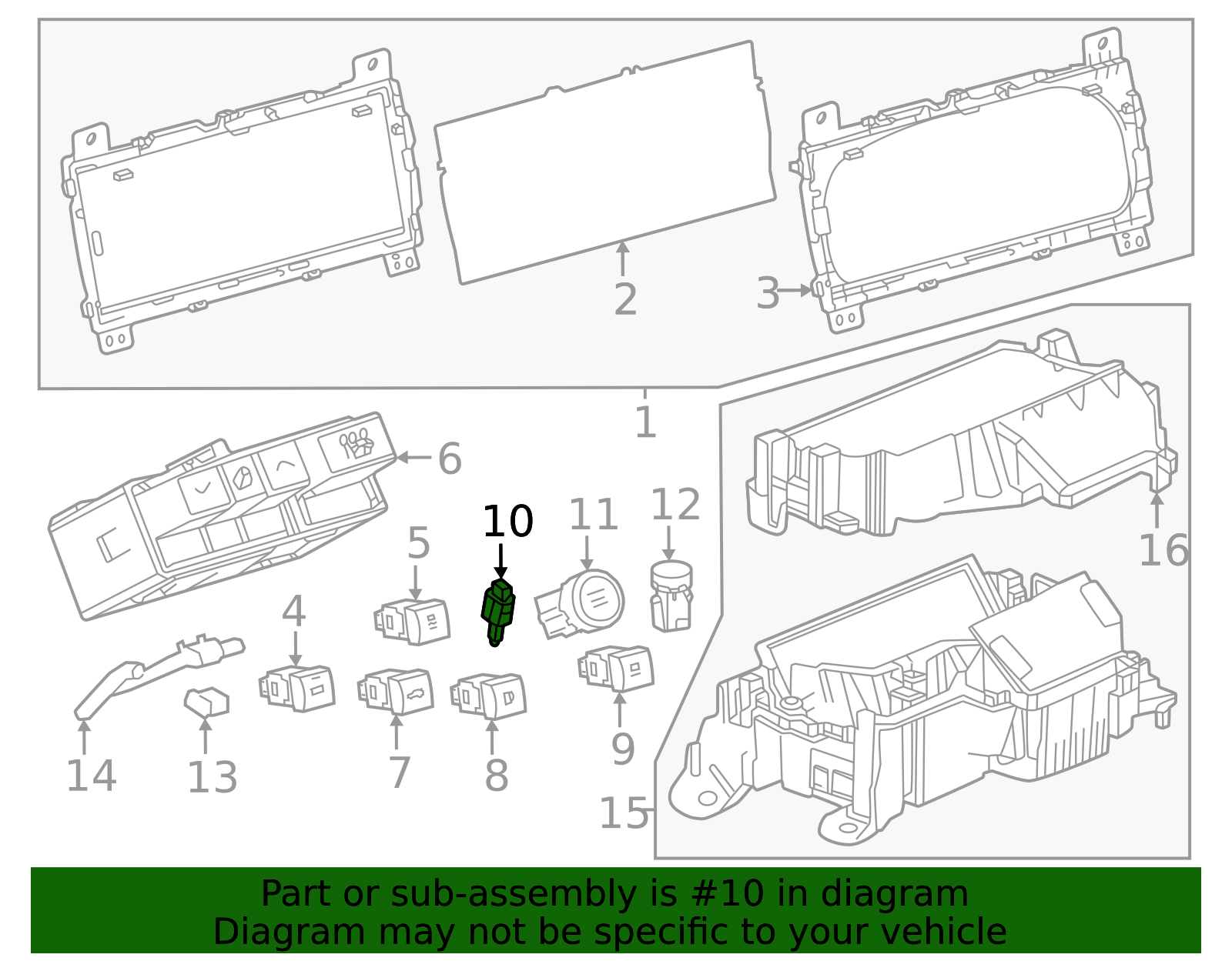 2021-2026 Toyota Switch 84340-19075 | Toyota Parts Center