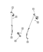 1GP44HL1AA - Restraints: Two Buckles Seat Belt for Mopar Image