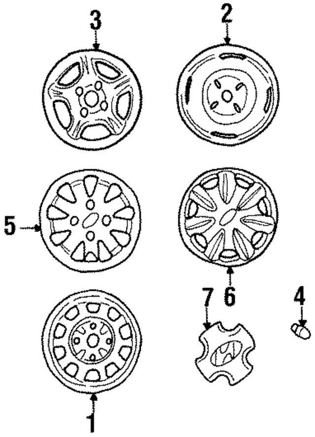 5291034251 - : Wheel, Alloy for Hyundai Image