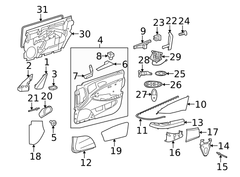 Trunk for 2009 Mercedes-Benz CLS63 AMG #1