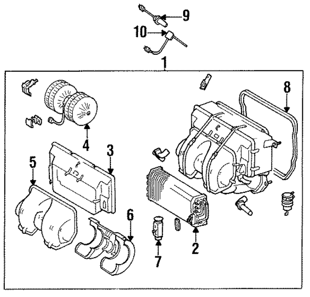 1298300172 - HVAC: Ambient Temp Sensor for Mercedes-Benz Image