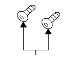 33103TG7A01 - Electrical: Headlamp Assembly Screw for Honda Image image