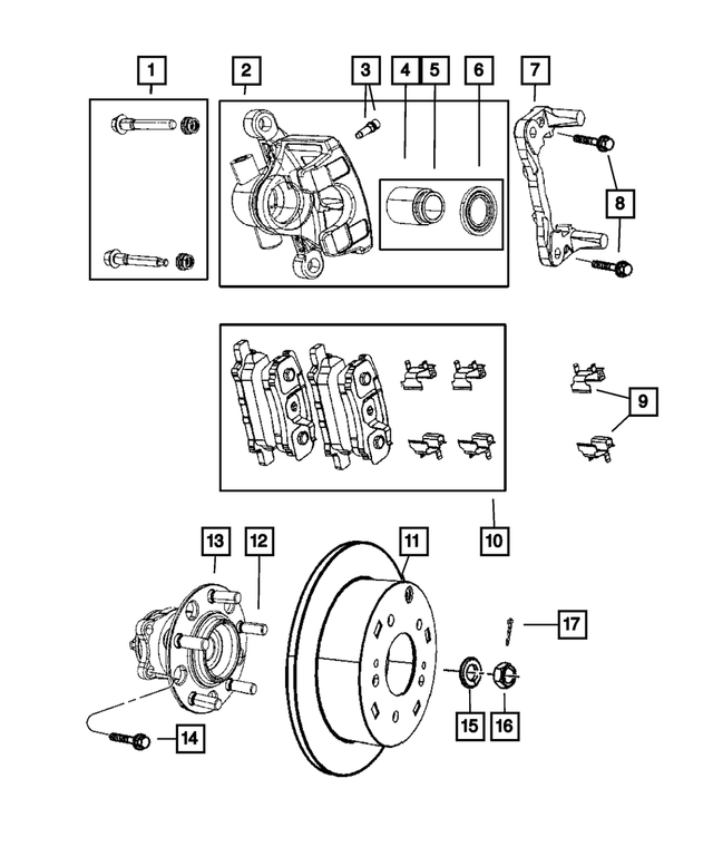 R5191268AB - Brakes: Disc Brake Caliper Assembly, Remanufactured, Right for Mopar Image