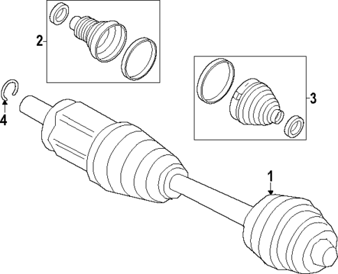 Drive Axles for 2023 BMW i7 #0