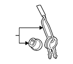 815212GA00 - Body: Lock Cylinder for Kia: Optima Image