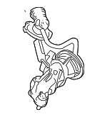 4861537AA - Emission System: Egr Valve for Chrysler: Town &amp; Country, Voyager | Dodge: Caravan, Grand Caravan Image