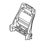 DT1Z6161018A - Body: Seat Back Frame for Ford: Transit Connect Image