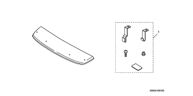 Sunroof Visor for 2007 Honda CR-V #0
