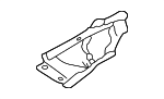 8E0807514A - Belts &amp; Cooling: Radiator Support Splash Shield for Audi Image