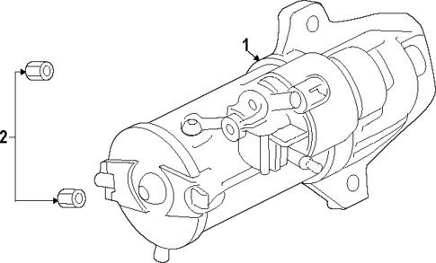 Starter for 2024 Ford Ranger #1