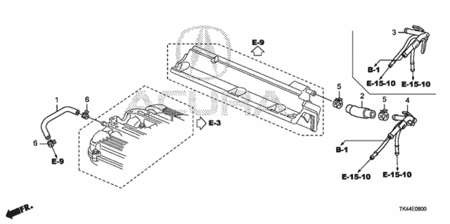 Breather Tube for 2011 Acura TL #0