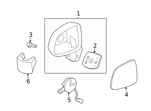 Mirrors for 2008 Saturn Vue #0