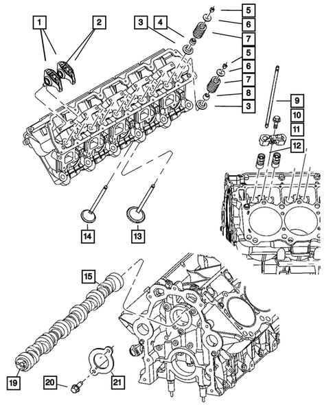 Camshafts & Valves for 2005 Dodge Ram 1500 #0
