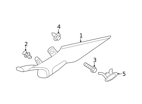 Interior Trim - Quarter Panels for 2010 Lincoln MKZ #0