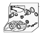 7L6941039E - Electrical: Headlamp Assembly for Volkswagen: Touareg Image