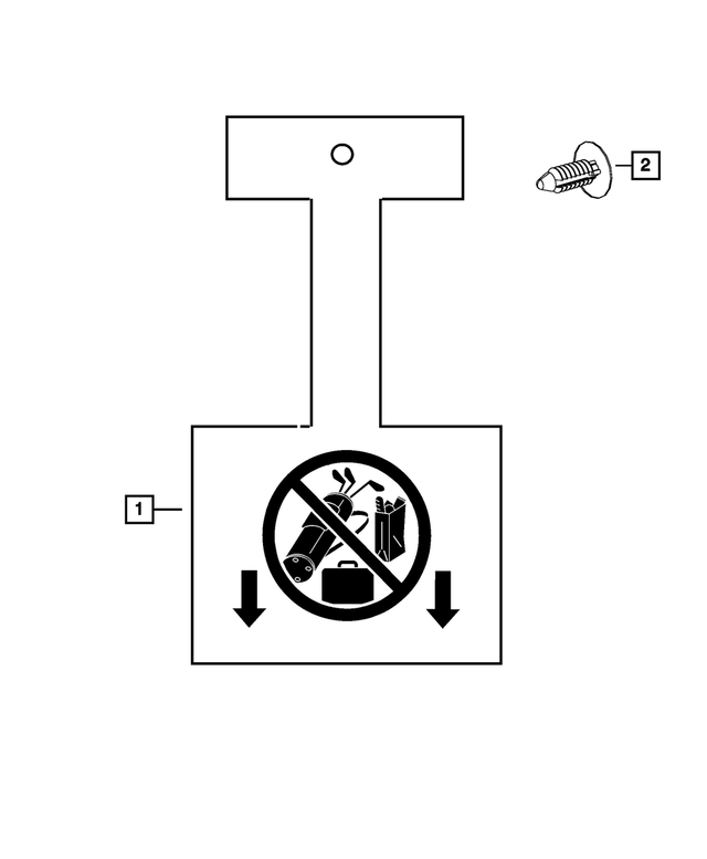 4680651AA - : Cargo Caution Label for Mopar Image