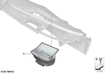 62305B82989 - Instruments, Measuring Systems: Head-Up Display for BMW Image