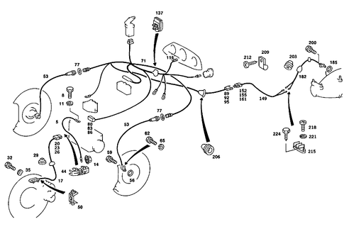 Brake Lining Wear Indicator and Antilock Braking System for 1984 Mercedes-Benz 380SE #0