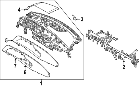 Instrument Panel for 2022 Kia EV6 #0
