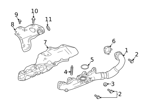 Exhaust Manifolds for 2019 Chevrolet Cruze #0