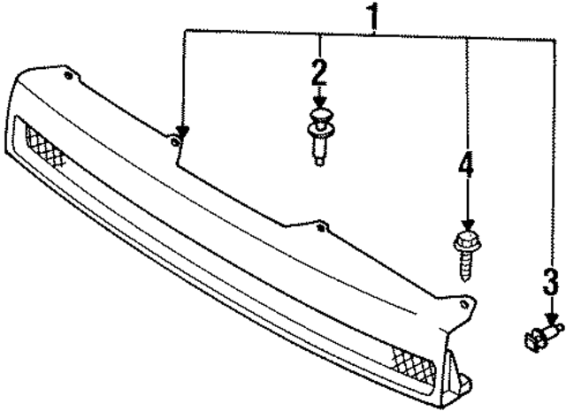 623101B225 - : Grille Assembly for Nissan Image