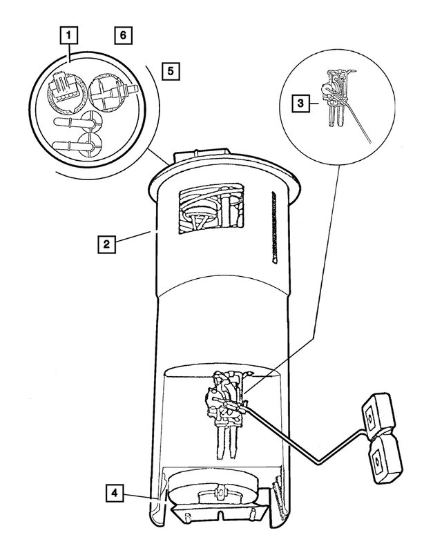 5019003AB - Fuel: Fuel Pump/level Unit Module Kit for Mopar Image image