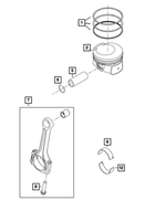 68440251AA - : Connecting Rod Bolt for Dodge: Hornet | Fiat: 500X | Jeep: Renegade Image