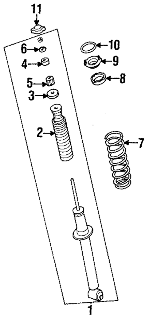 Shocks & Components for 1997 Nissan 240SX #0
